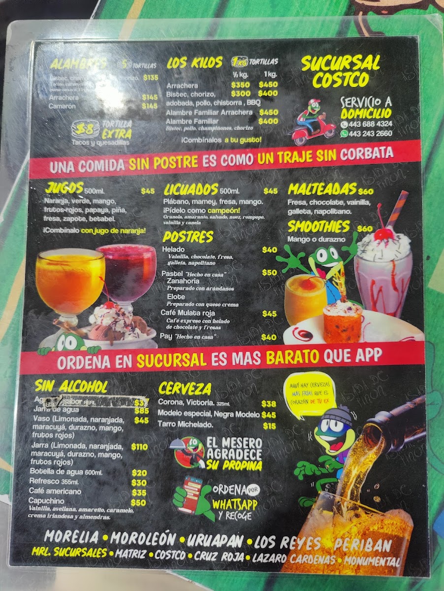 Asada de Piñon Periferico Menu - Image 6